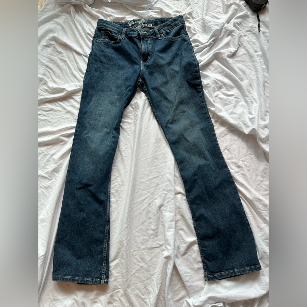 Wrangler Women's Boot Cut Jeans - Dark Blue